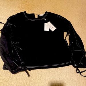 Black canvas top with tie on sides - BRAND NEW NEVER WORN